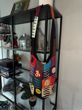 Colorful Patchwork Boho Crossbody Bag